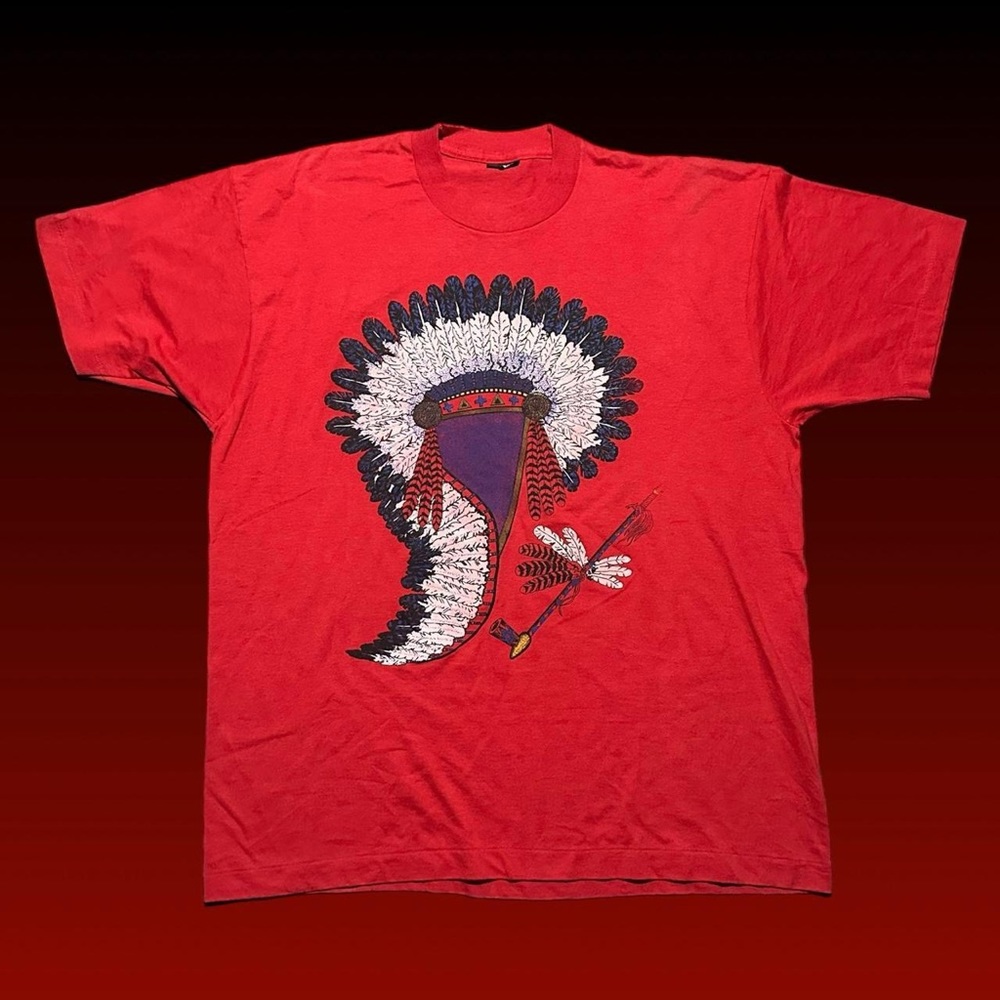 Vintage head dress single stitch tee